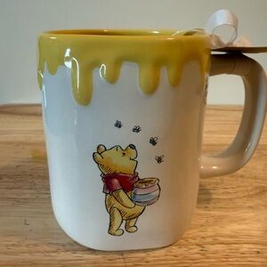 Rae Dunn Yellow and White Winnie the Pooh Mug